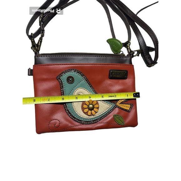 Chala Crossbody Leather Bird Bag 2 Adjustable STraps - Picture 2 of 10